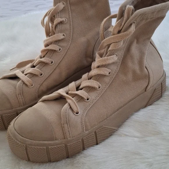 Zara Chunky Trainers Boots Sneackers - Picture 9 of 16